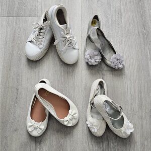 Bundle of 4 pairs of shoes for little girls